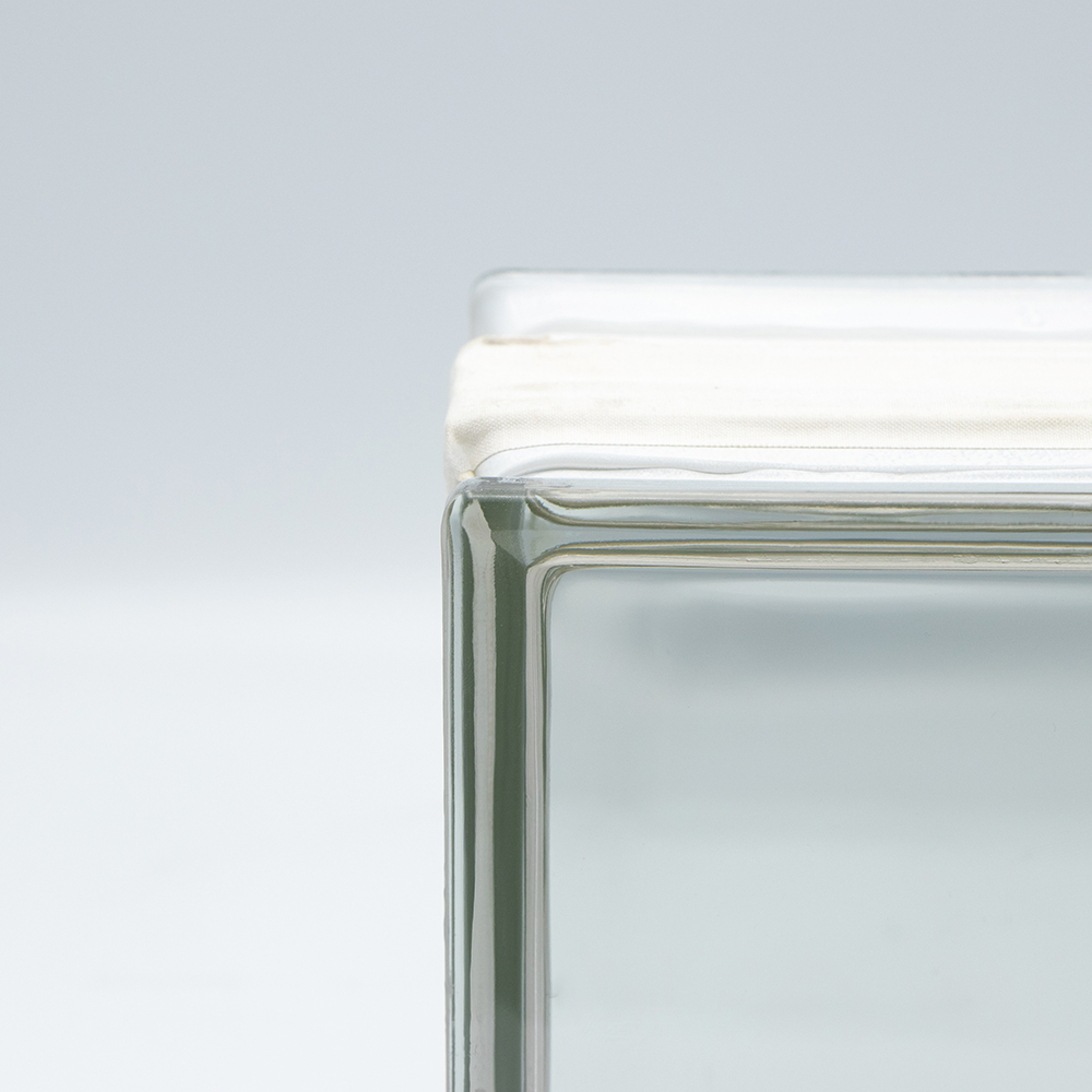 THERMO BLOCK Glasbaustein Vollsicht klar, 19 x 19 x 12 cm, Wärmedämmung: Ug 1,2