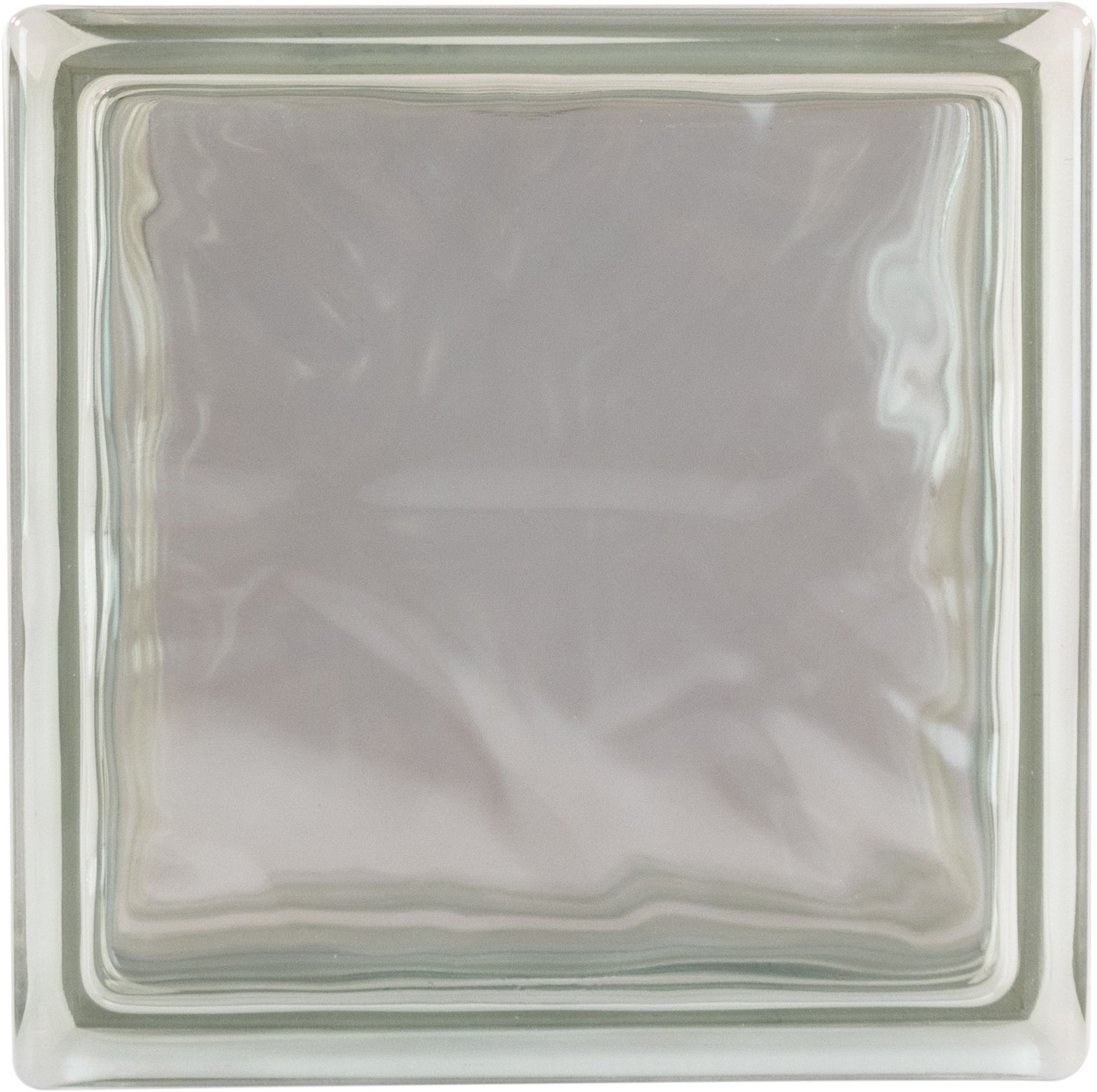 THERMO BLOCK Plus Glasbaustein Wolke klar, 19x19x13,5 cm, Wärmedämmung: Ug 0,8