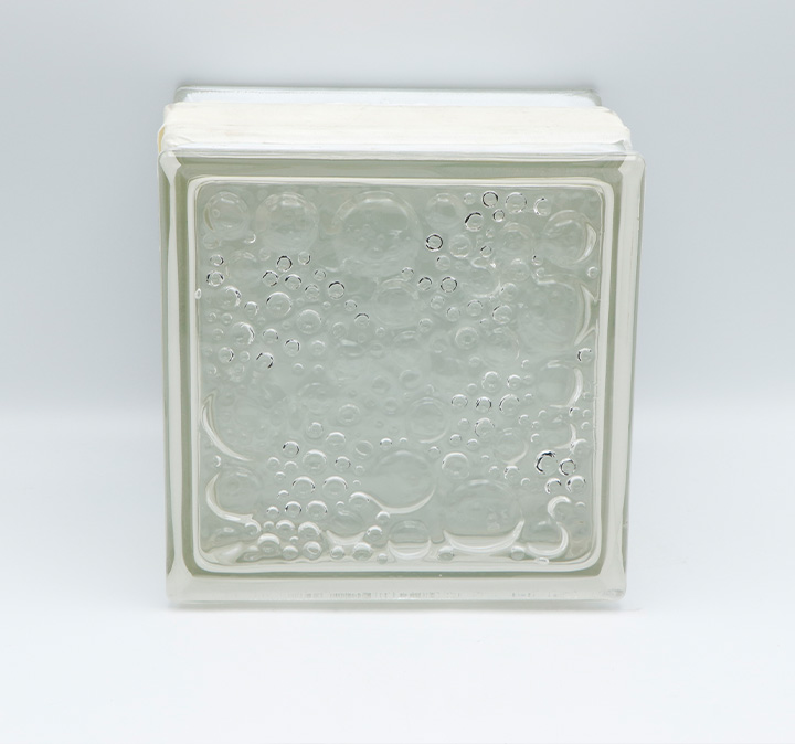 THERMO BLOCK Plus Glasbaustein Savona klar, 19 x 19 x 13,5 cm, Wärmedämmung: Ug 0,8