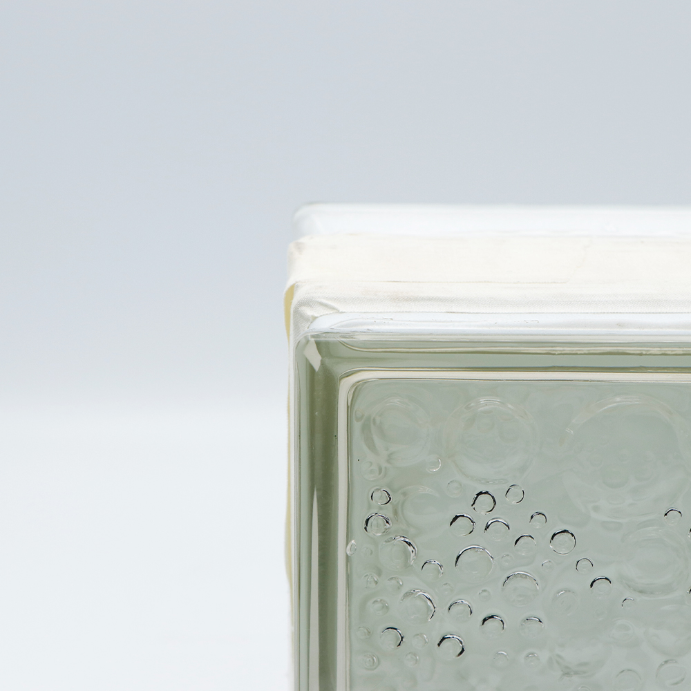 THERMO BLOCK Plus Glasbaustein Savona klar, 19 x 19 x 13,5 cm, Wärmedämmung: Ug 0,8