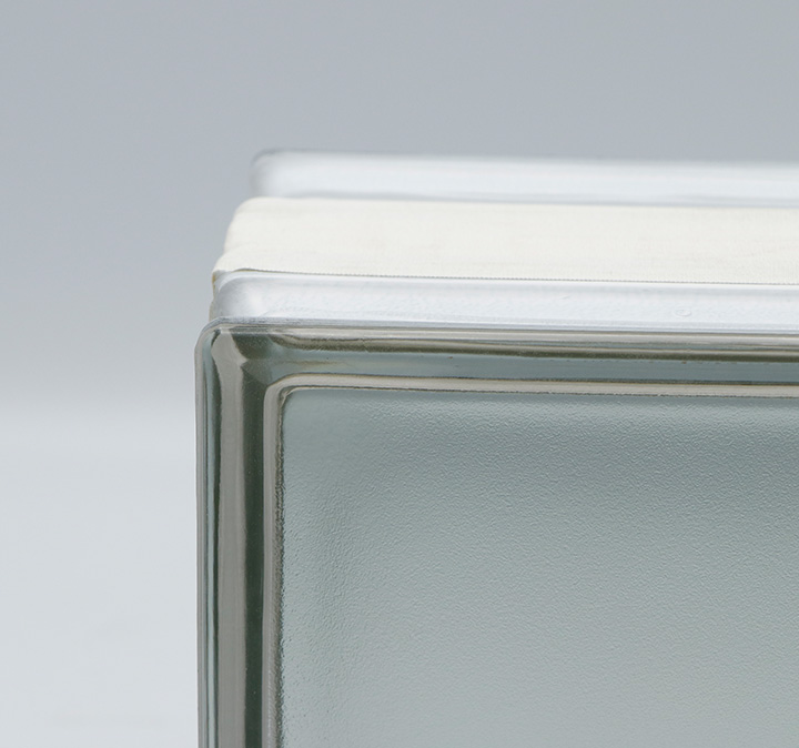 THERMO BLOCK Plus Glasbaustein Riva klar, 19 x 19 x 13,5 cm, Wärmedämmung: Ug 0,8